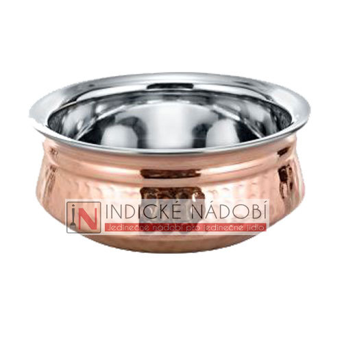 Indická servírovací miska (Handi), měděná 13cm